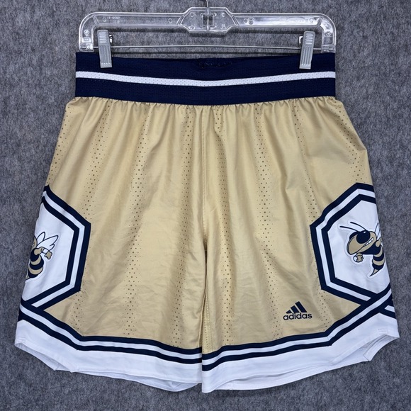 Adidas Georgia Tech Basketball Shorts Men's Medium Game Player Issue GT